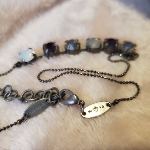 Sabika LYRICAL 6-Stone necklace W14 - Picture 4 of 8